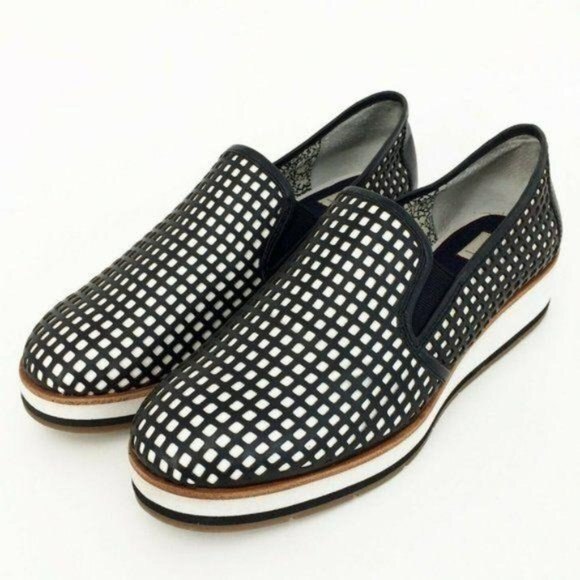 Ellen Degeneres Osbourn Perforated Leather Slip-On - Picture 1 of 9